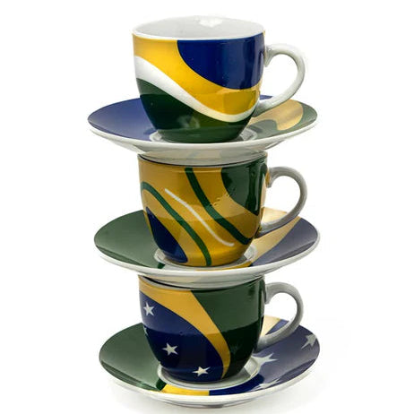 Brazil 12-piece Espresso Cup Set