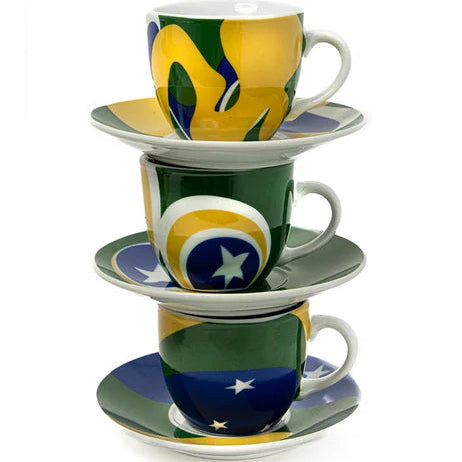 Brazil 12-piece Espresso Cup Set