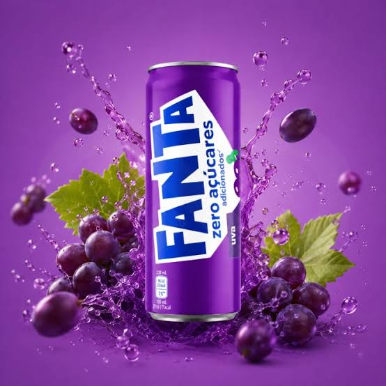 Fanta Grape Zero Sugar 330ml can, expiration date October 31, 2026