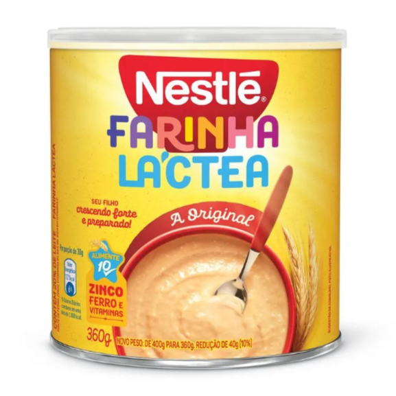 Nestle Farinha Lactea 400g - Instant Cereal of Wheat with Milk 16.9oz