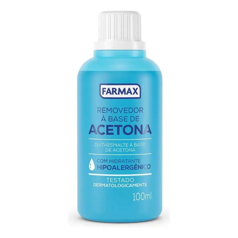Farmax Removedor de Esmalte com Acetona 100ml