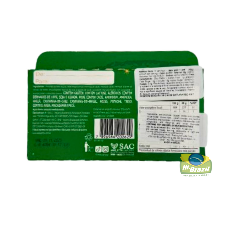 Cacau Show Decorated Milk Chocolate Tablet 40g