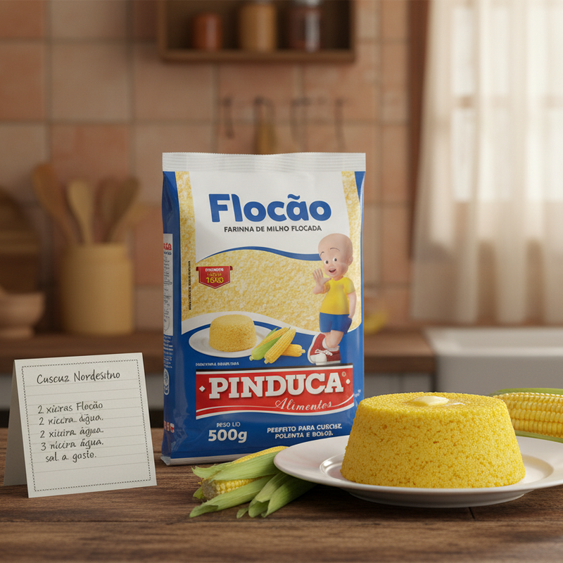 Pinduca Flocao de Milho 500g