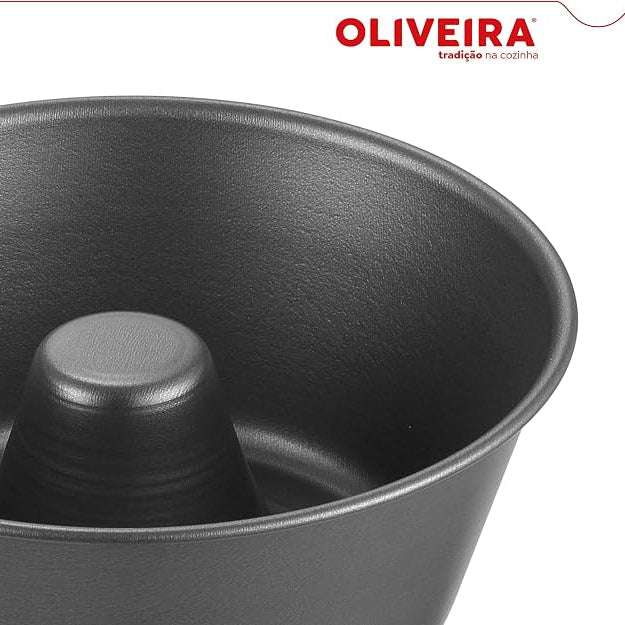 Oliveira Forma Pudim Antiaderente com furo no meio N20