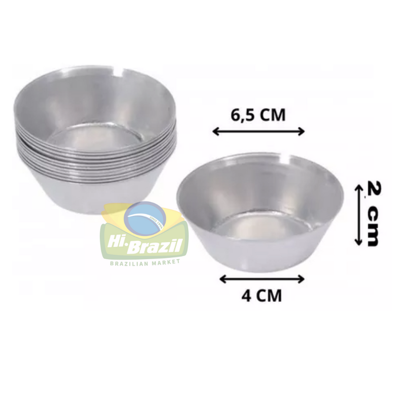 Teteu Aluminum Pie Mold N4 (10 units)