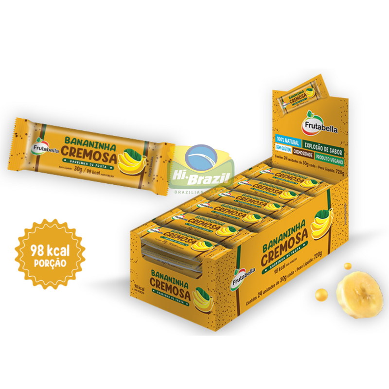 Frutabella Bananada Cremosa Caixa de 24 unidades