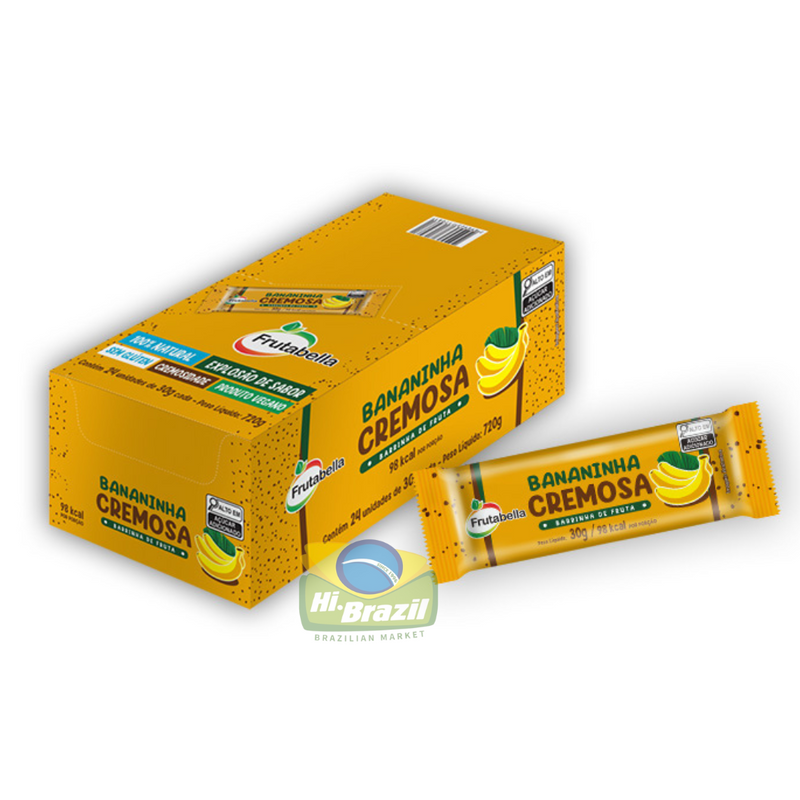 Frutabella Bananada Cremosa Caixa de 24 unidades
