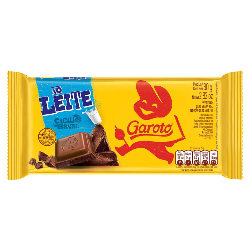 Garoto Barra de Chocolate ao Leite 80g