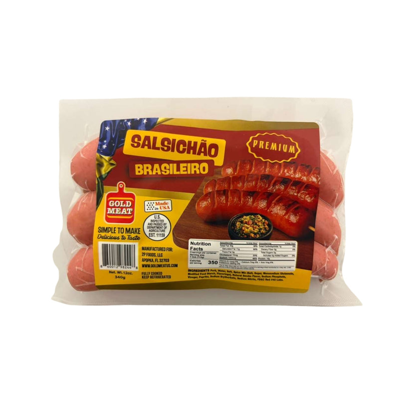 Gold Meat Salsichao Brasileiro 340g