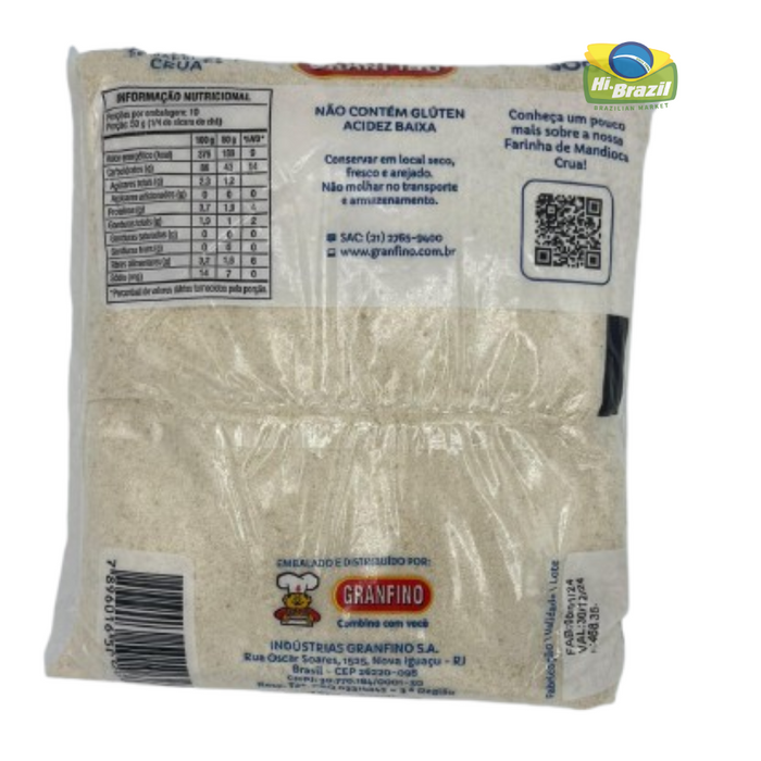 Granfino Farinha de Mandioca Crua 500g