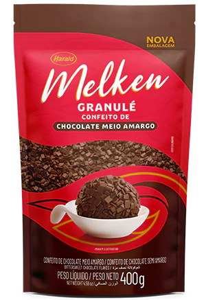 Harald Granule Melken Chocolate Meio Amargo 400g