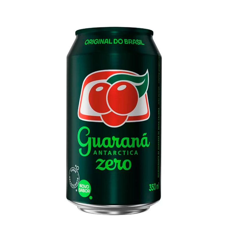 Antarctica Guarana Zero Lata 350mL unidade