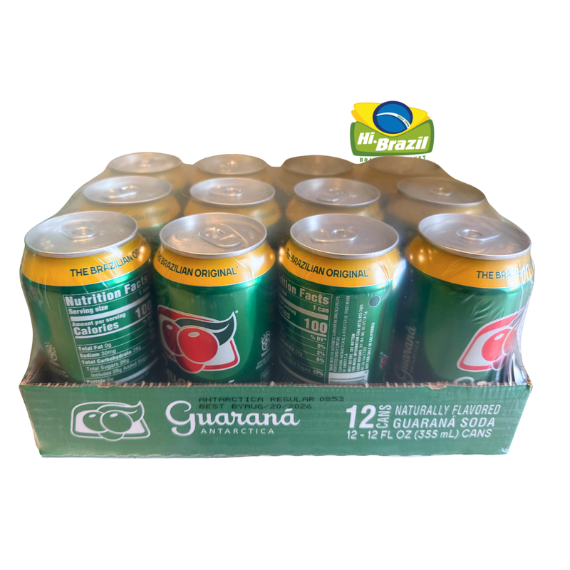 Antarctica Guarana Lata 350ml (12 unidades)