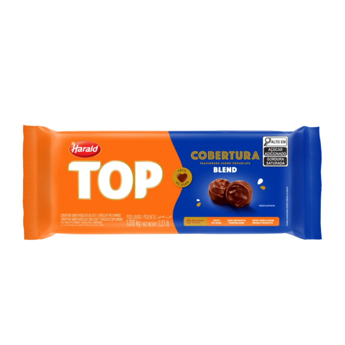 Harald Cobertura Chocolate Blend Barra 1 kg