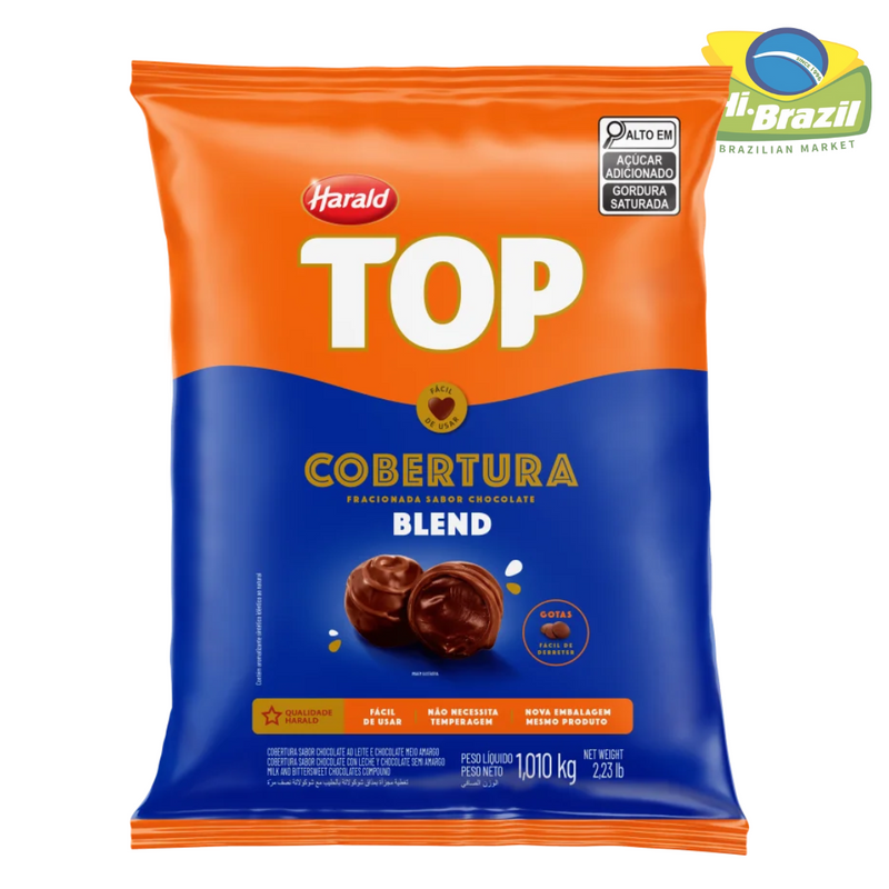 Harald Cobertura Chocolate Gotas Blend 1 kg