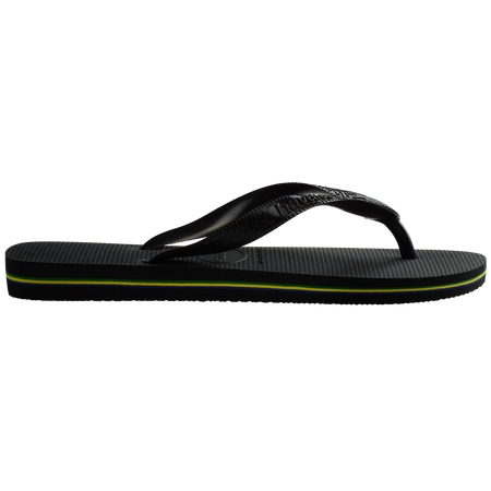 Havaianas Brasil Logo Chinelo Preto