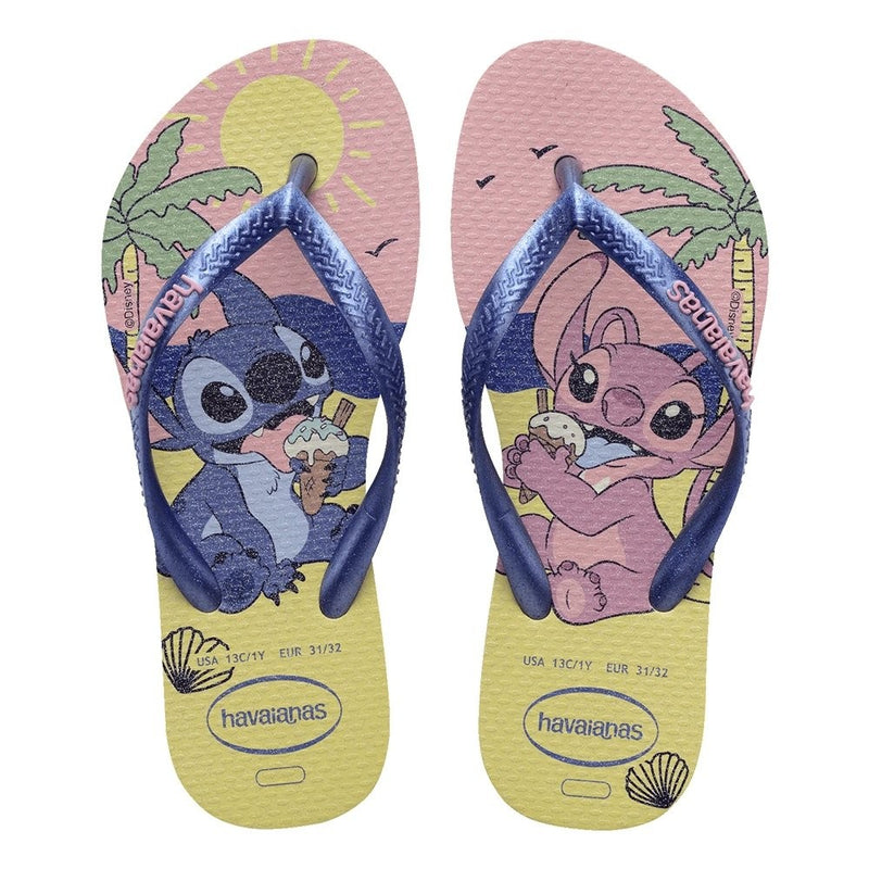 Havaianas Kids Slim Disney Lilo & Stitch Flip Flops