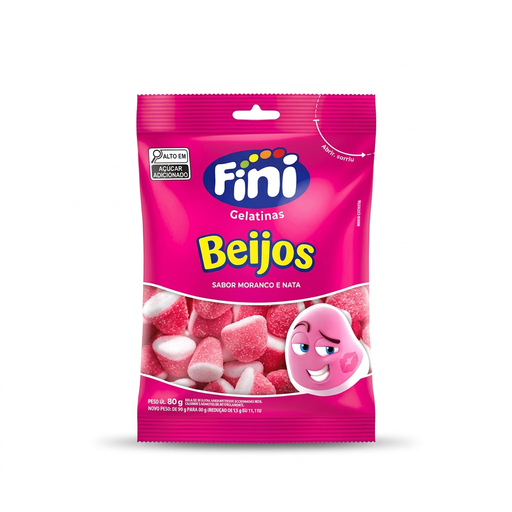 Fini Beijos 80 g com fundo branco