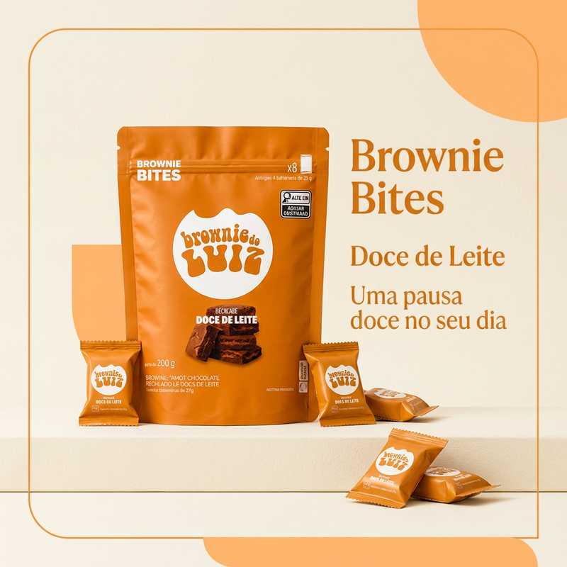Imagem informativa de Brownie Bites Doce de Leite