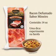Bacon Defumado Sabor Mineiro 14 oz com sugestão de preparo