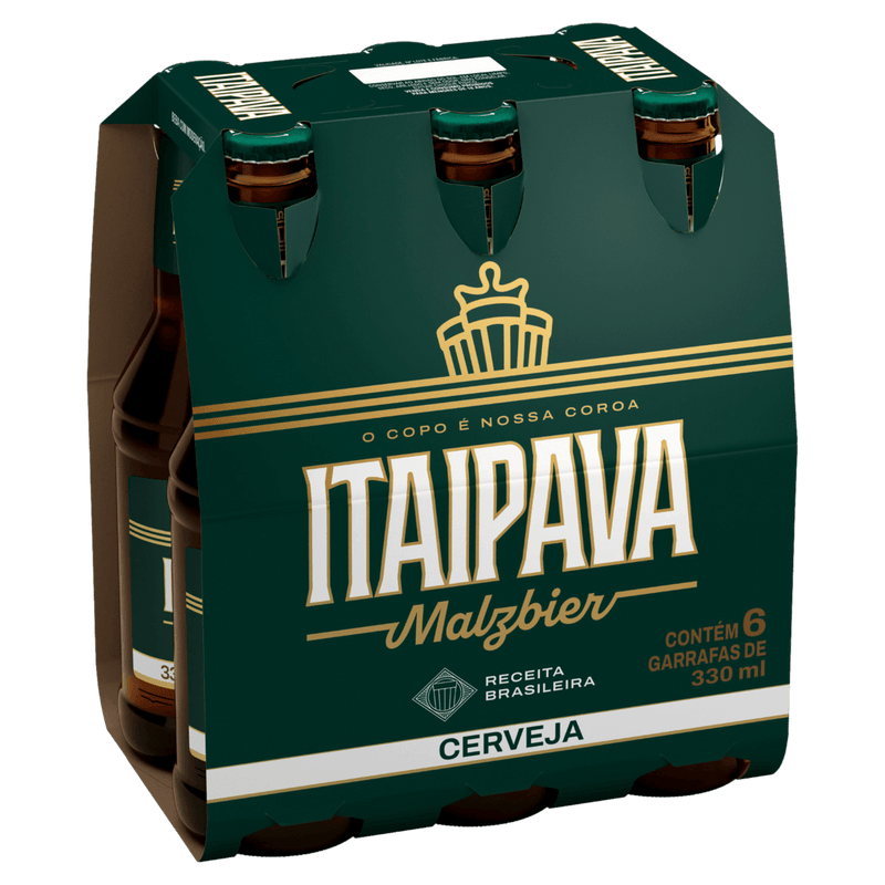 Itaipava Malzbier Long Neck 6 garrafas de 330ml cada