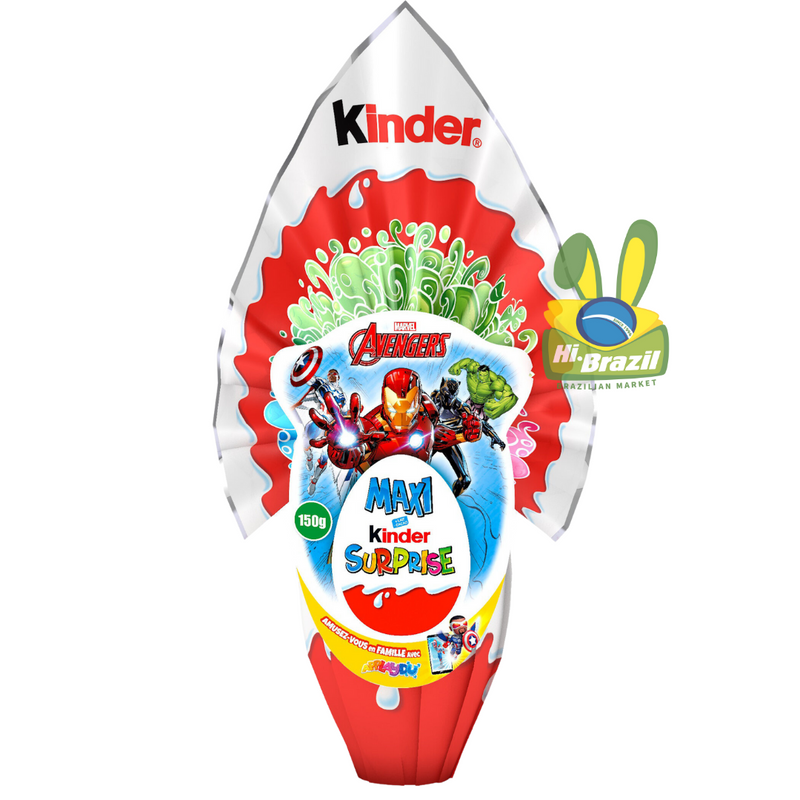 Kinder Ovo de Pascoa Edicao 2025 GranSurpresa Avengers 150g