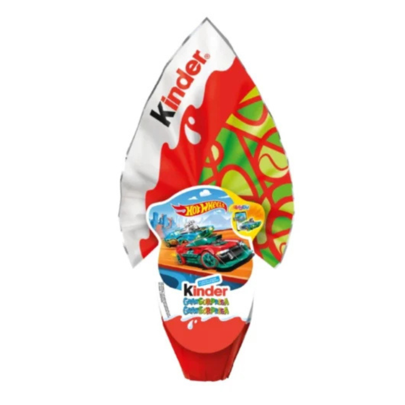 Kinder Ovo de Pascoa GranSurpresa Hot Wheels - Edicao 2026 - Hi Brazil Market