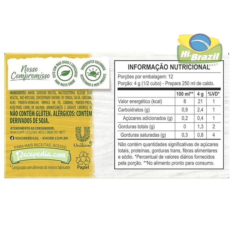 Knorr Caldo de Galinha Sem Sal