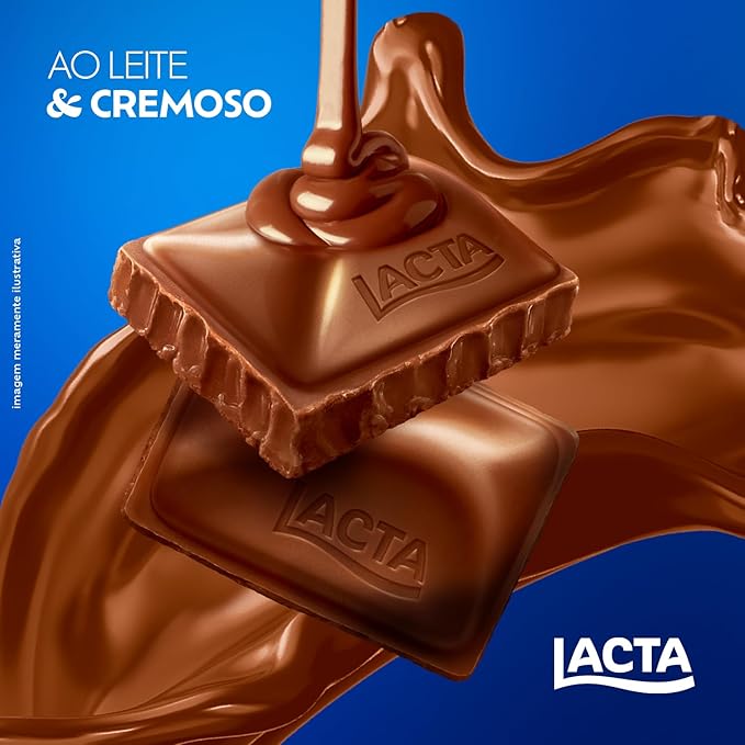 Lacta Chocolate em Barra Ao Leite 80g