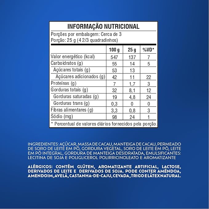 Lacta Chocolate em Barra Ao Leite 80g