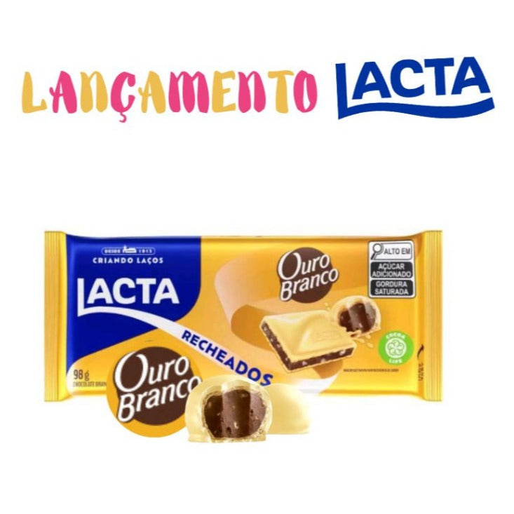 Lacta Barra Ouro Branco 98g