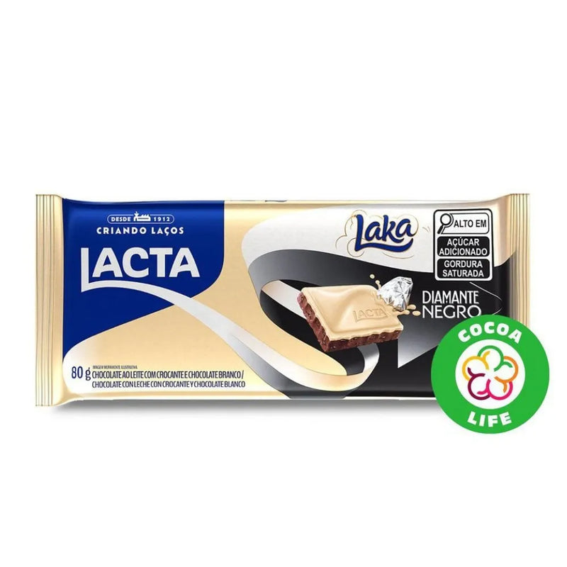 Lacta Barra Laka/ Diamante Negro 80g