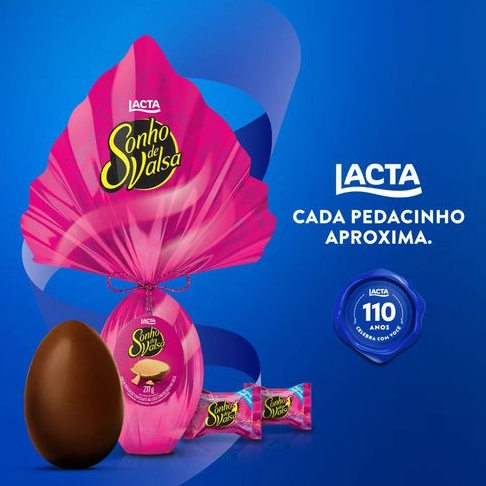 Lacta Ovo de Pascoa Sonho de Valsa 277g