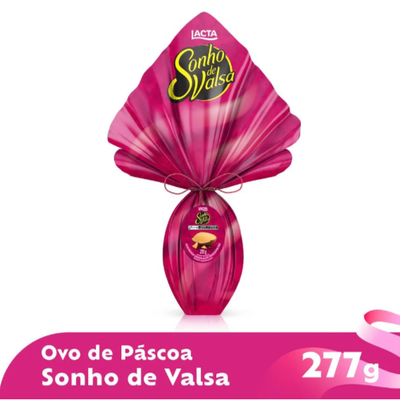 Lacta Ovo de Pascoa Sonho de Valsa 277g