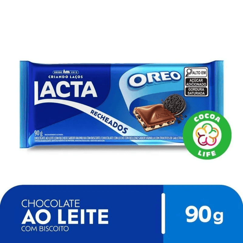 Lacta Recheados Oreo 90g