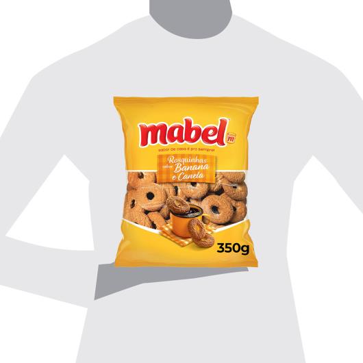 Mabel Rosquinhas sabor Banana e Canela 350g