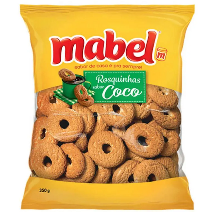 Mabel Rosquinhas sabor Coco - Coconut flavored cookies