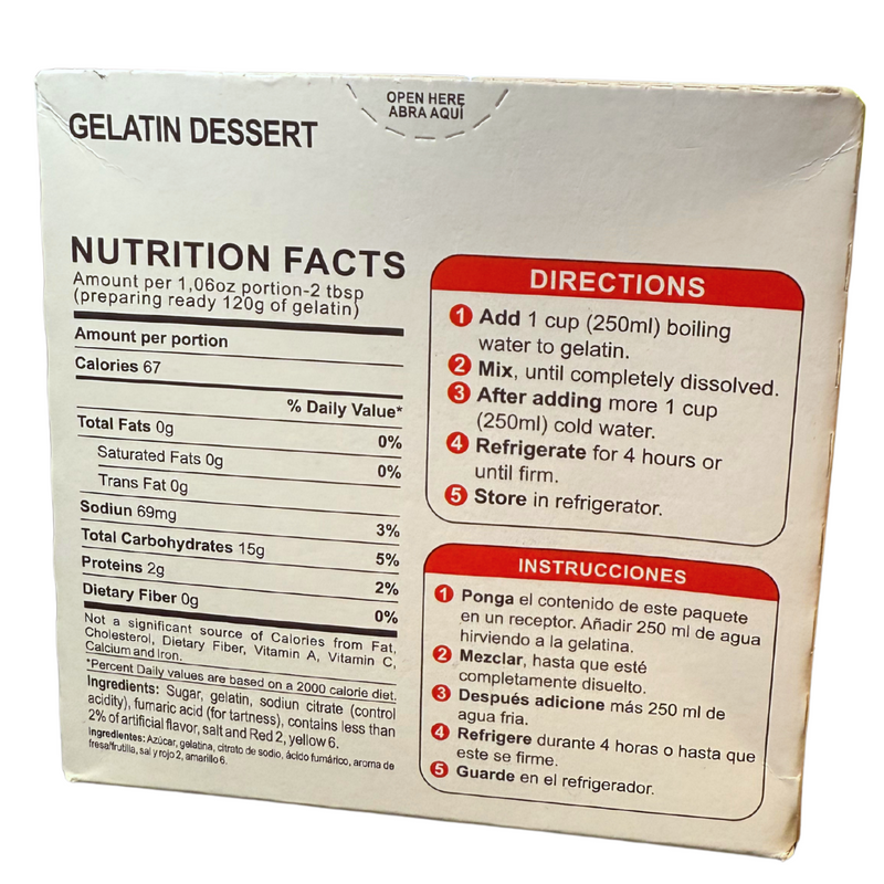 Madrugada Gelatina Morango 85g