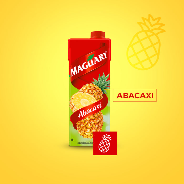 Maguary Suco de Abacaxi 1L - Pineapple juice  33.8 fl.oz