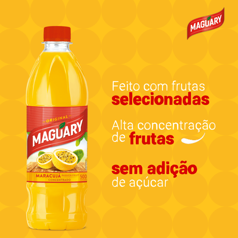 Maguary Suco de Maracuja Concentrado 500ml [Validade 14 Dezembro 2025]