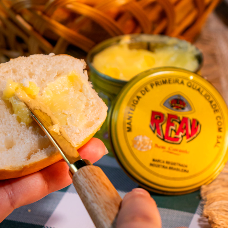 Real Manteiga de Primeira Qualidade Com Sal 500g