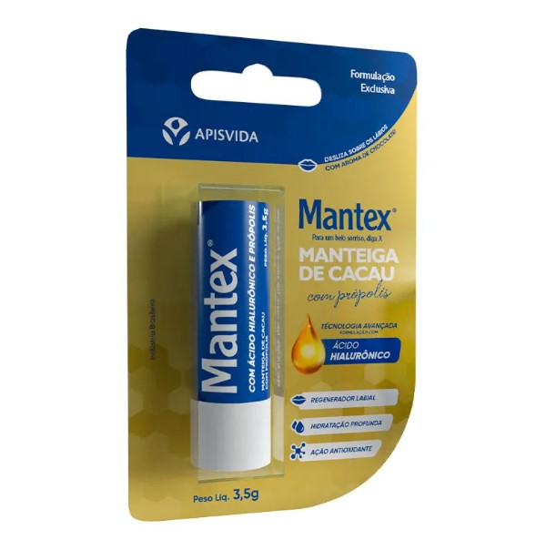 APISVIDA Mantex Manteiga de Cacau Com Propolis 3.5g