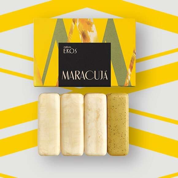 Natura Ekos Sabonete em Barra 4 unid Maracuja