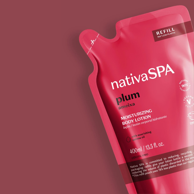 O Boticario Nativa SPA Plum - Moisturizing Refill 400ml