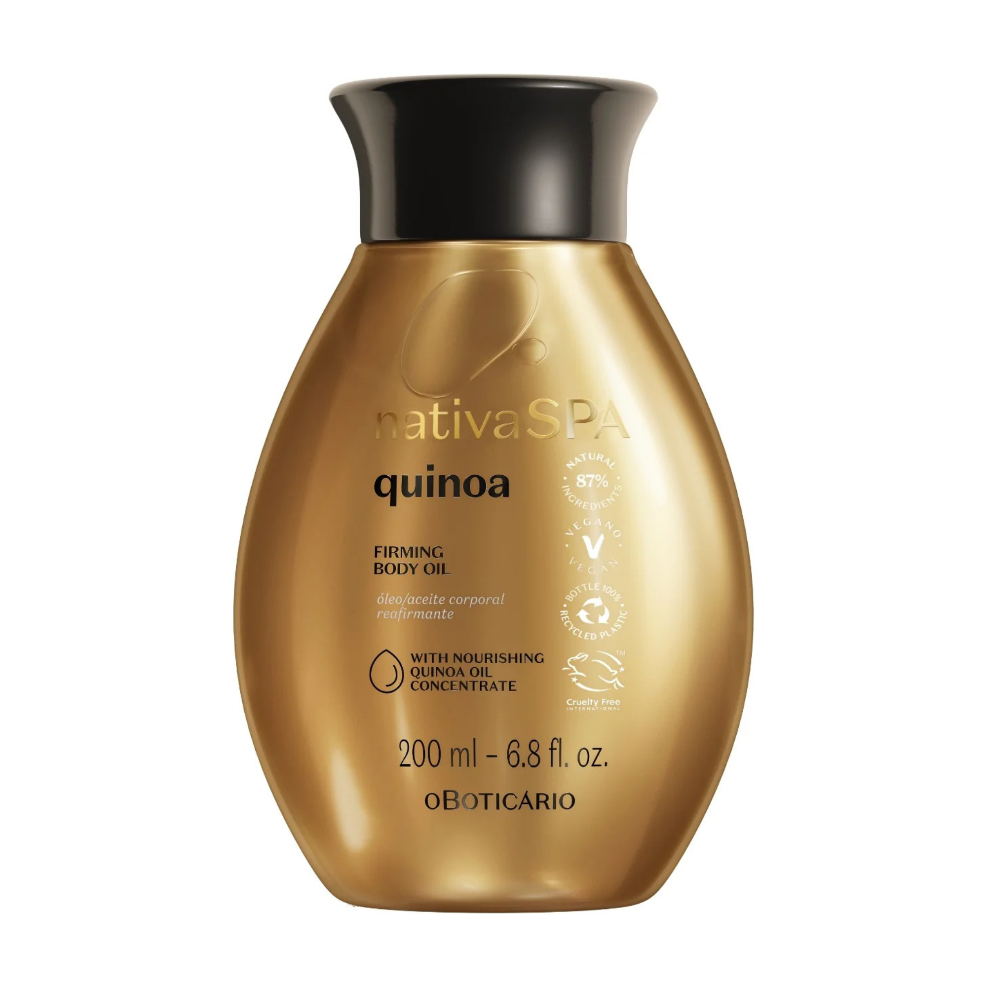O Boticario Nativa Spa Óleo Corporal Firmador de Quinoa 200ML — Hi ...