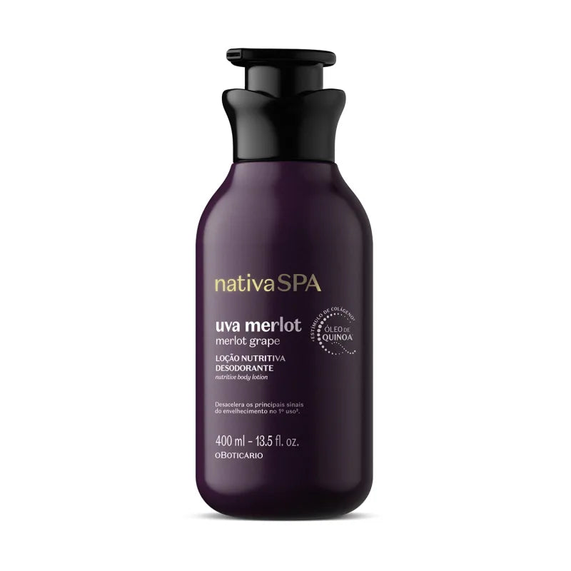 O Boticario Nativa Spa Moisturizing Merlot Grape 400ml