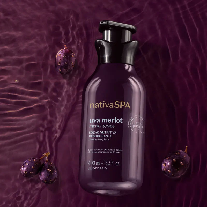 O Boticario Nativa Spa Moisturizing Merlot Grape 400ml