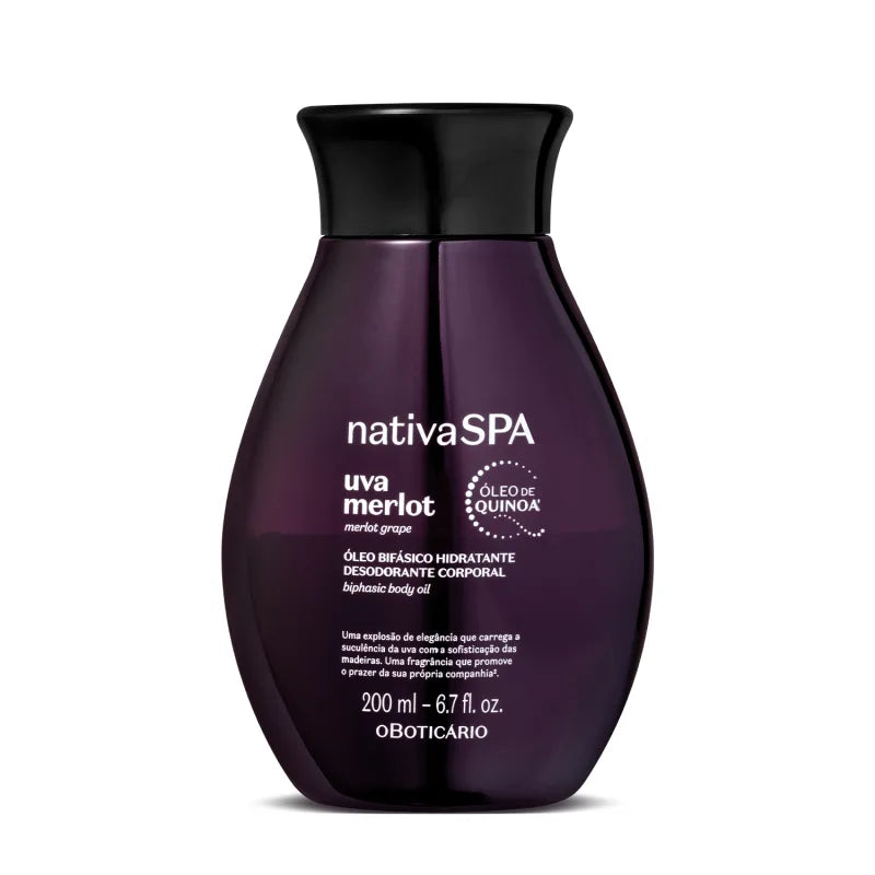 O Boticario Nativa Spa Bifasico Grape Merlot Oil 200ml