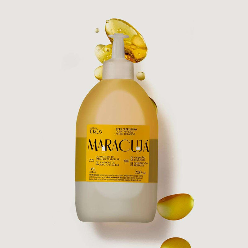 Natura Ekos Refil Oleo Trifasico Maracuja 200ml