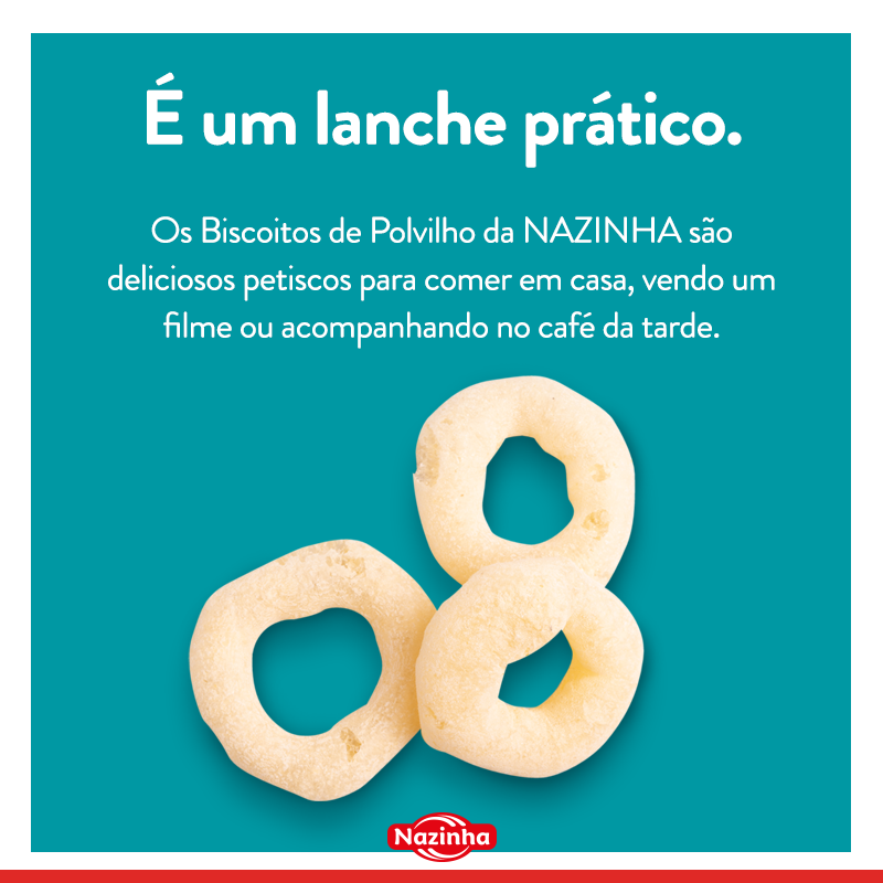 Nazinha Biscoito de polvilho Sabor Parmesao 150g